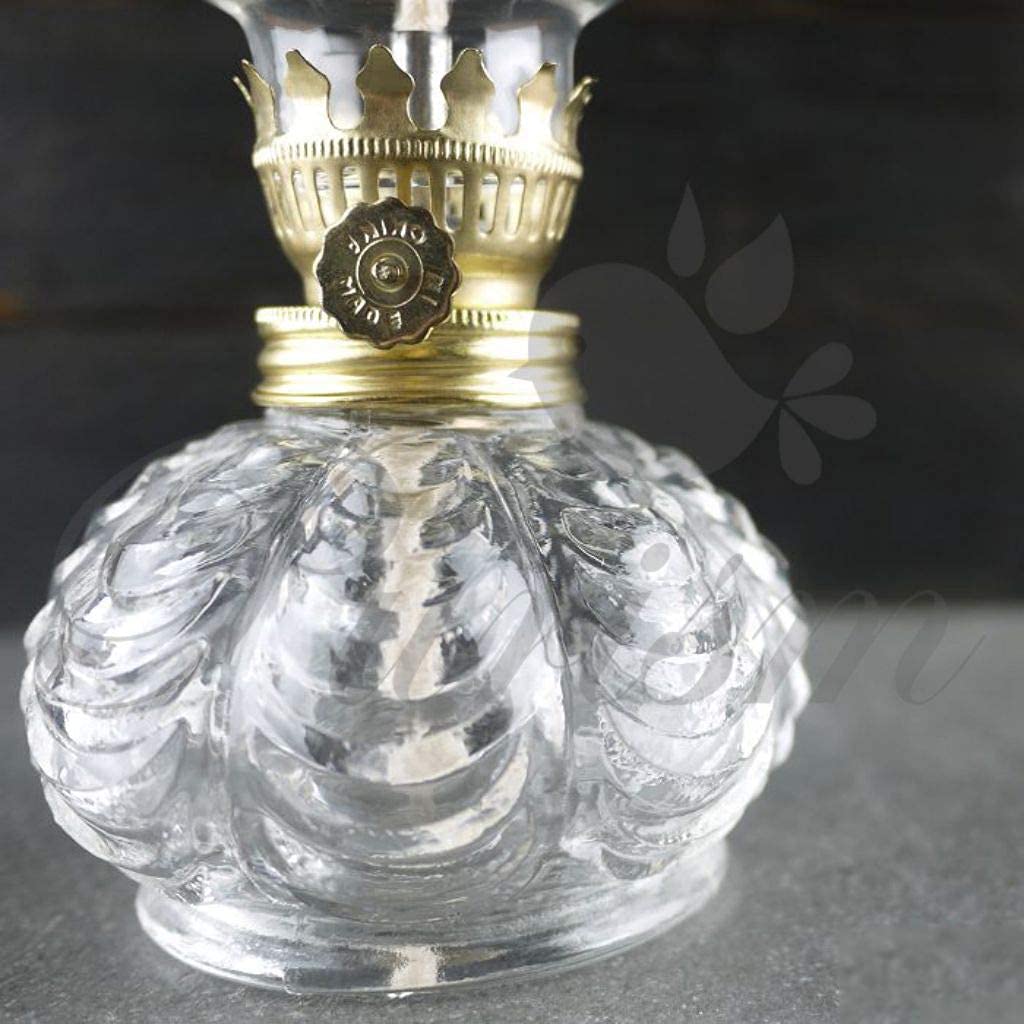 Amazon.co.jp: 室内用灯油ランプガラスアンティークオイルランプ